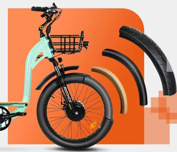 Electric Bike Addmotor Grandtan Tires