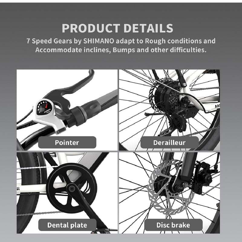 Electric Bike Aostirmotor S07-P Specs