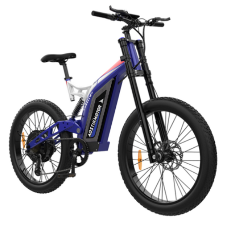 Electric Bike Aostirmotor S17 Blue Right