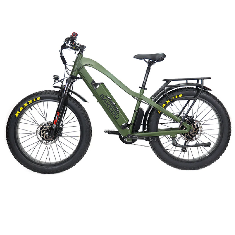 Electric Bike Bakcou Kodiak ArmyGreen Left