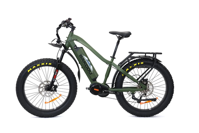 Electric Bike Bakcou Mule ArmyGreen Left