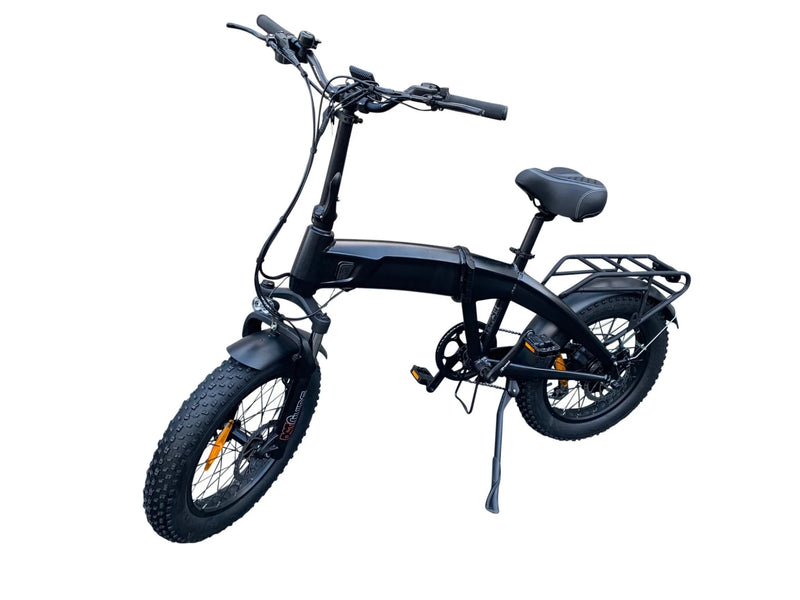 Electric Bike Coastal Cruiser 780 Folding Fat Tire Step Over Black Left Front