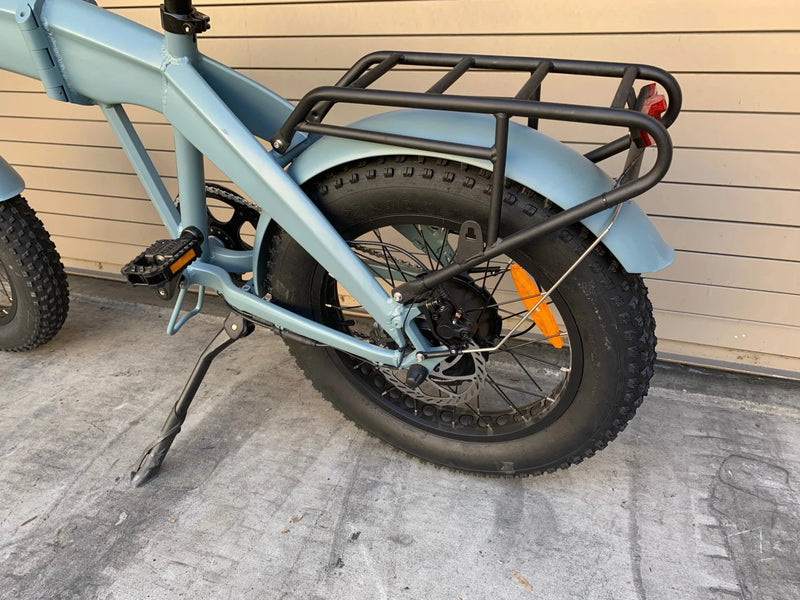 Electric Bike Coastal Cruiser 780 Folding Fat Tire Step Over Rack