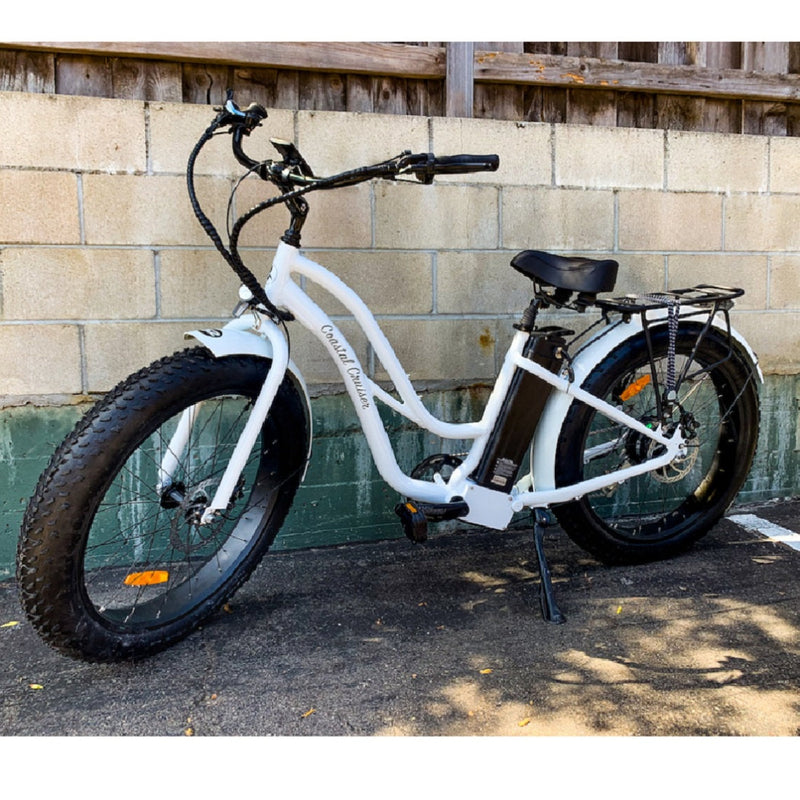 Electric Bike Coastal Cruiser 750W ST White Front