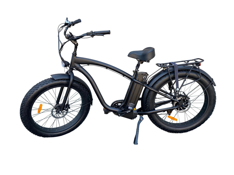 Electric Bike Coastal Cruiser 750W Fat Tire Black Left