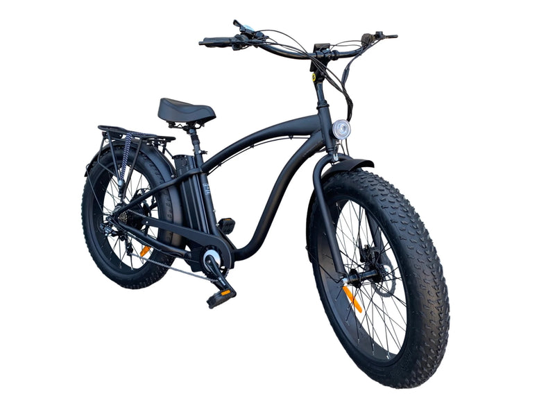 Electric Bike Coastal Cruiser 750W Fat Tire Black Right Front