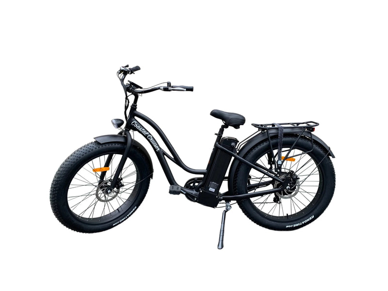 Electric Bike Coastal Cruiser 750W FatST Black Left