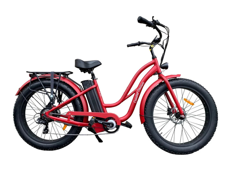 Electric Bike Coastal Cruiser 750W FatST Red Right