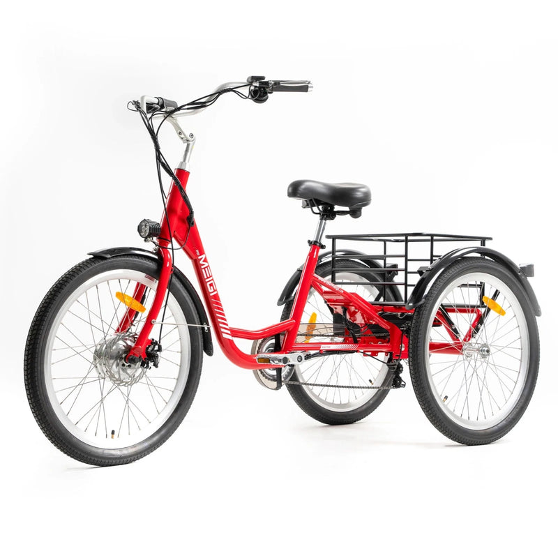 Electric Bike DWMeigi 708 Red Left Front