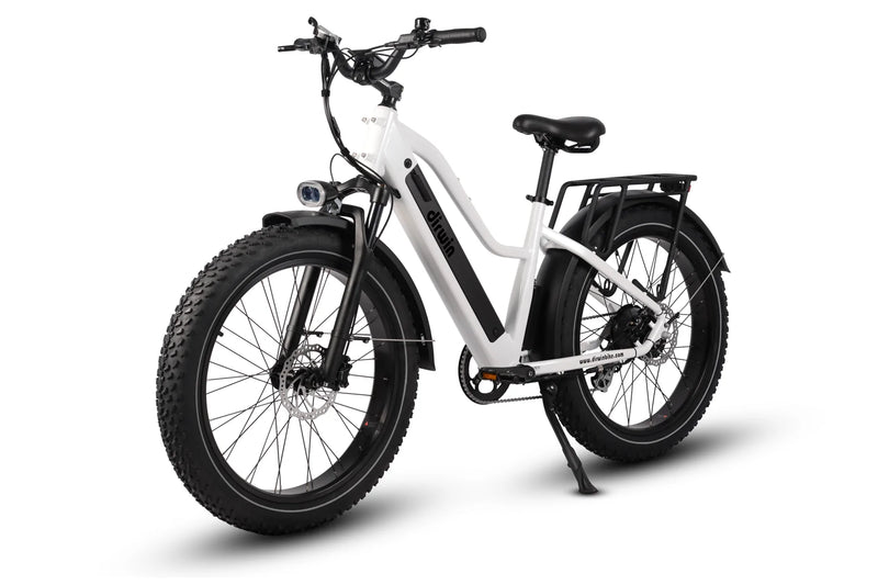 Electric Bike Dirwin Pioneer Step-Thru White Left Front