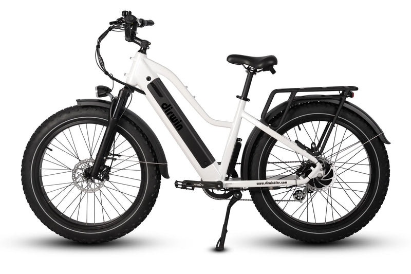 Electric Bike Dirwin Pioneer Step-Thru White Left