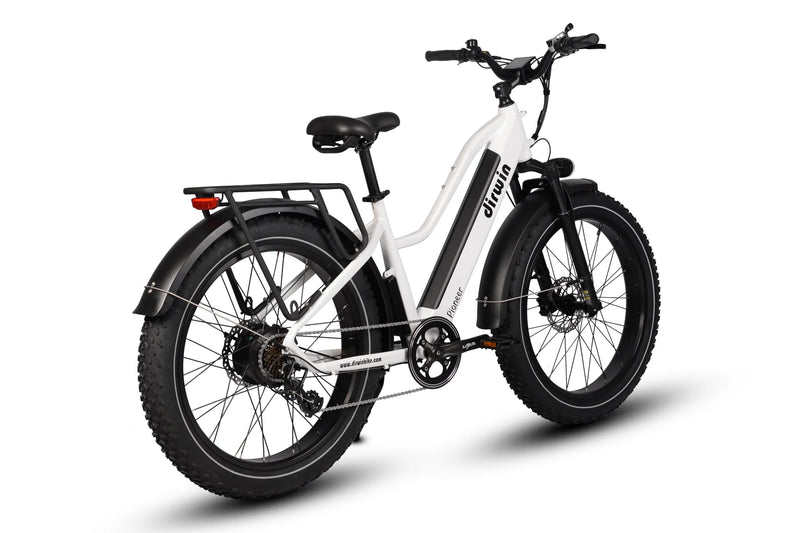 Electric Bike Dirwin Pioneer Step-Thru White Right Rear