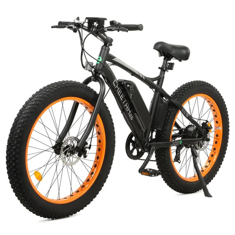 Electric Bike Ecotric Fat26 Orange Left Front