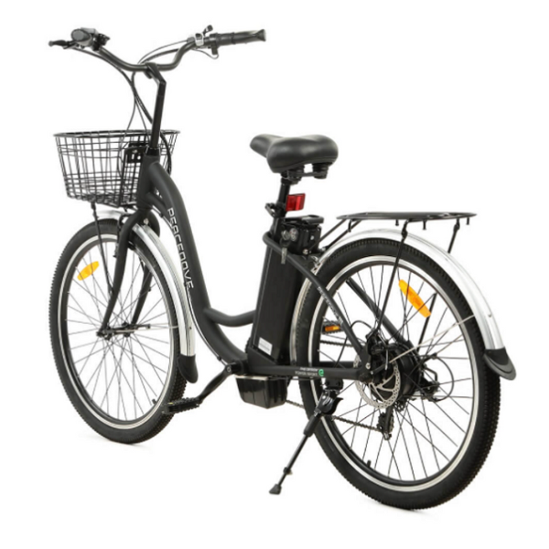 Electric Bike Ecotric Peacedove Black Left Rear