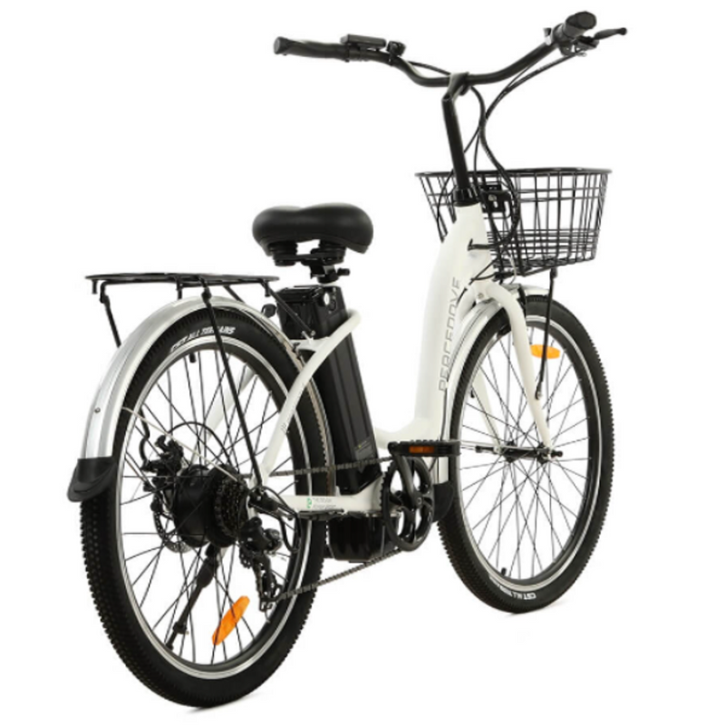 Electric Bike Ecotric Peacedove White Right Rear