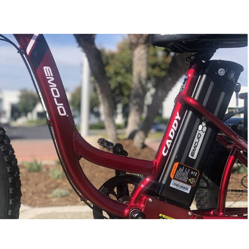 Electric Bike Emojo Caddy Pro Apple Red Battery