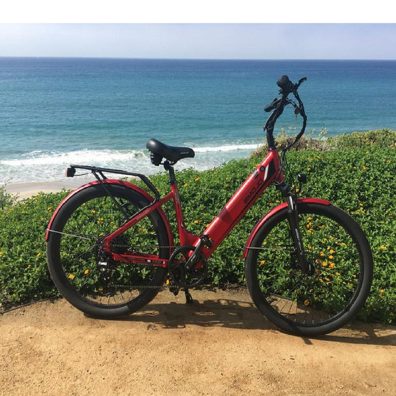 Electric Bike Emojo Panther Pro Red Side