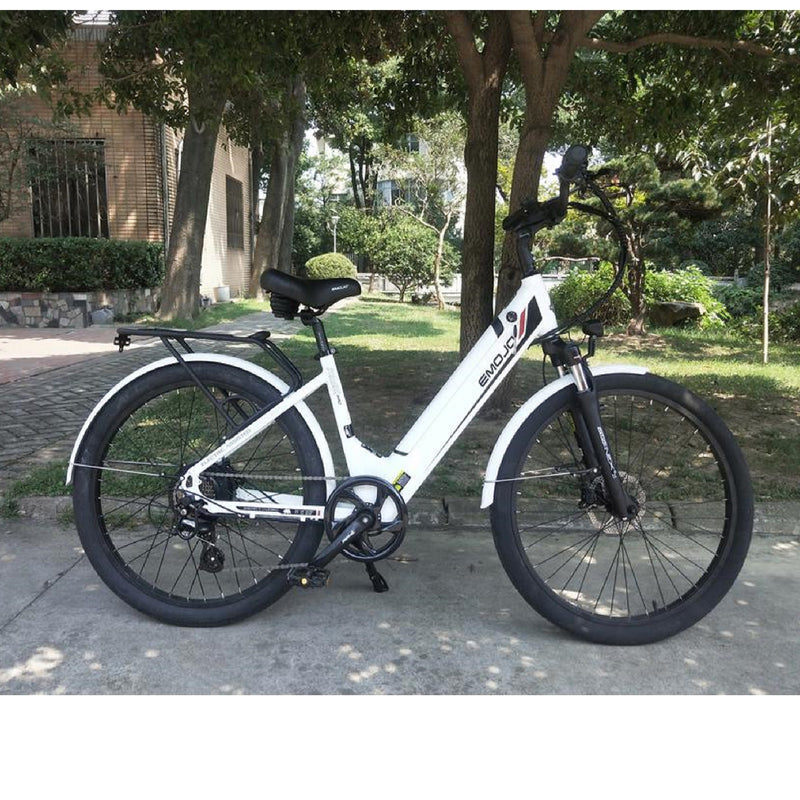 Electric Bike Emojo Panther Pro White Side