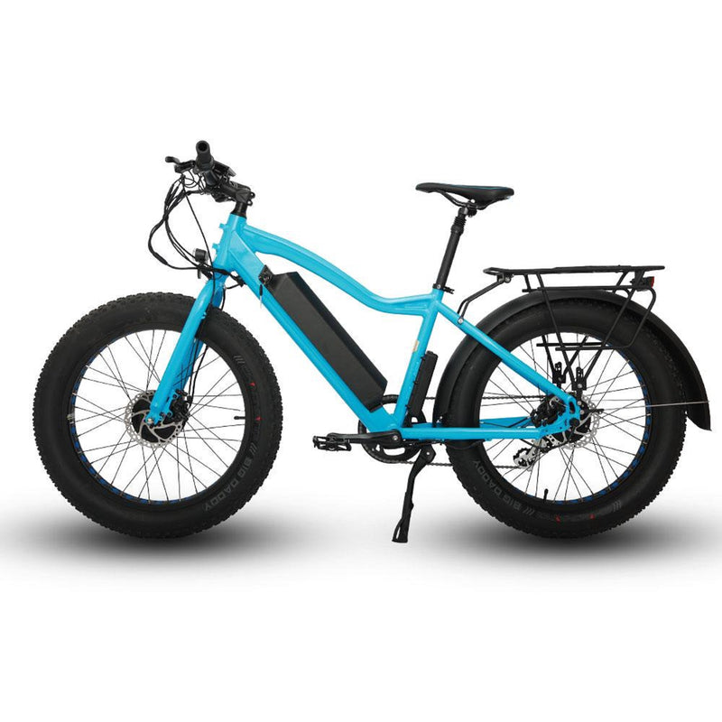 Electric Bike Eunorau Fat AWD Blue Side