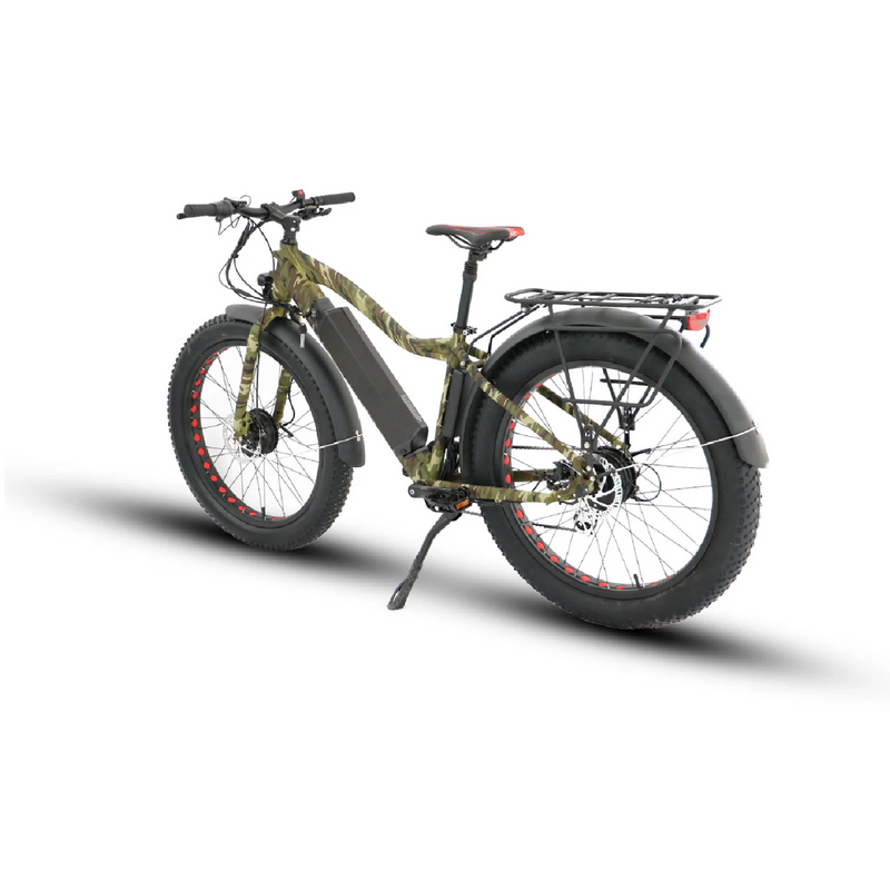 Electric Bike Eunorau Fat AWD Camo Left Rear