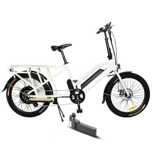 Electric Bike Eunorau Max Cargo White Main