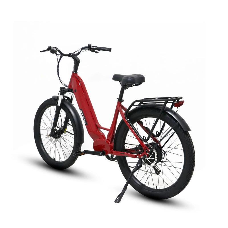 Electric Bike Eunorau Meta 275 ST Red Left Rear