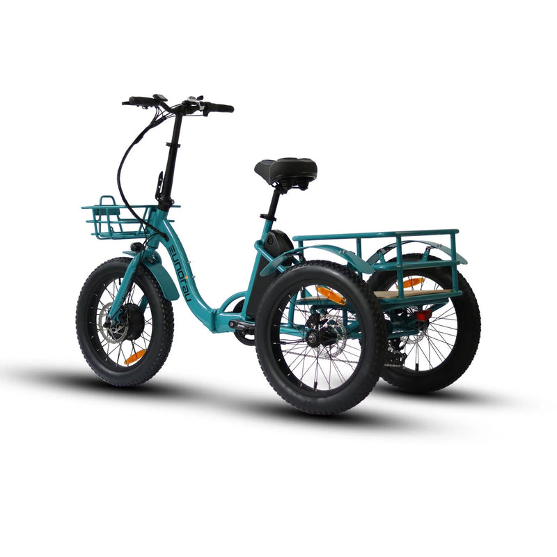 Electric Bike Eunorau Trike Blue Left Rear