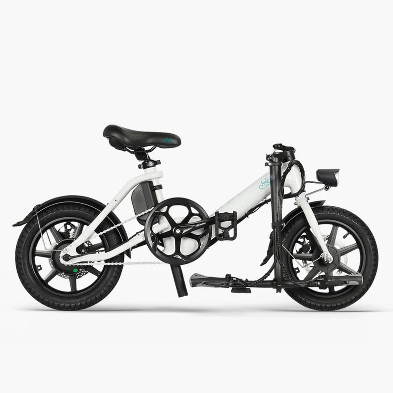 Electric Bike Fiido D3 Pro White Folded