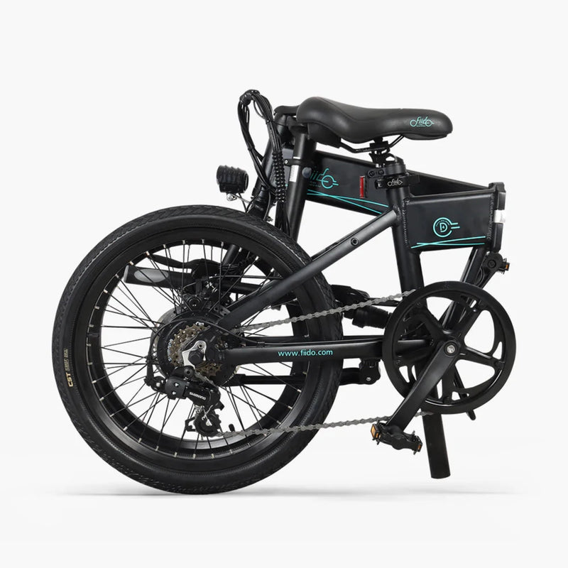 Electric Bike Fiido D4S Black Folded