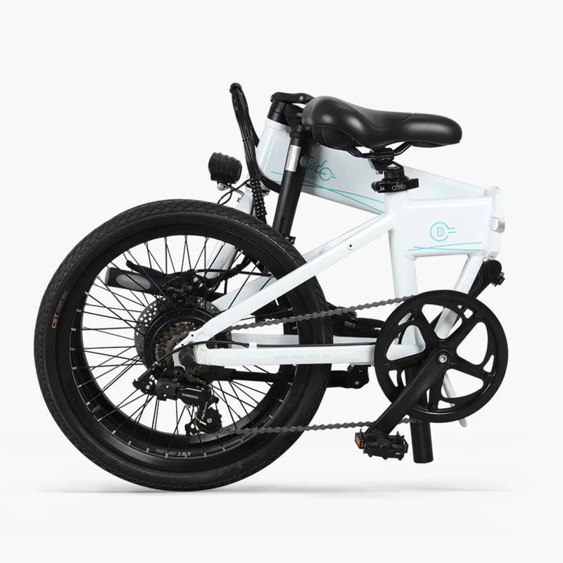 Electric Bike Fiido D4S White Folded