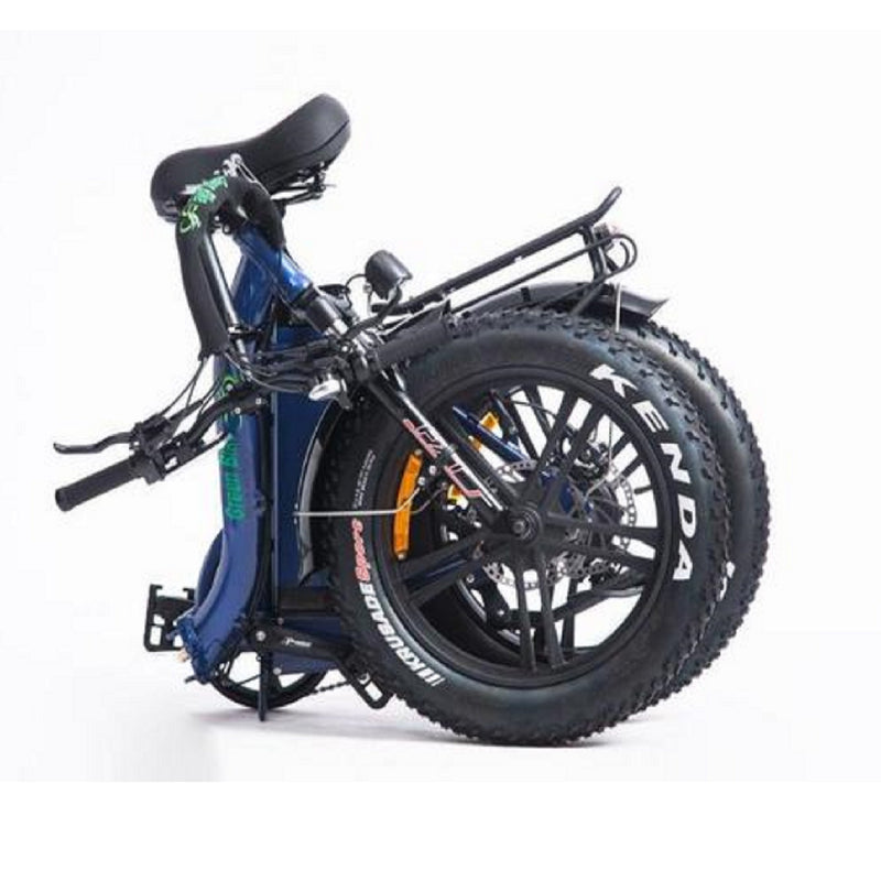 Electric Bike Green Bike GB 750 Low Step Fat Tire Folded