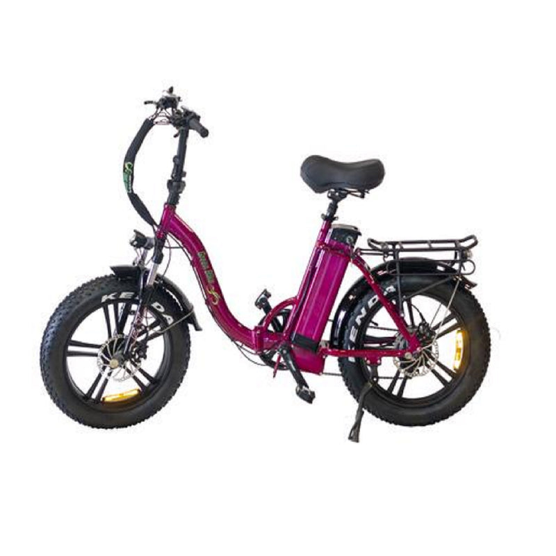 Electric Bike Green Bike GB 750 Low Step Fat Tire Purple Main