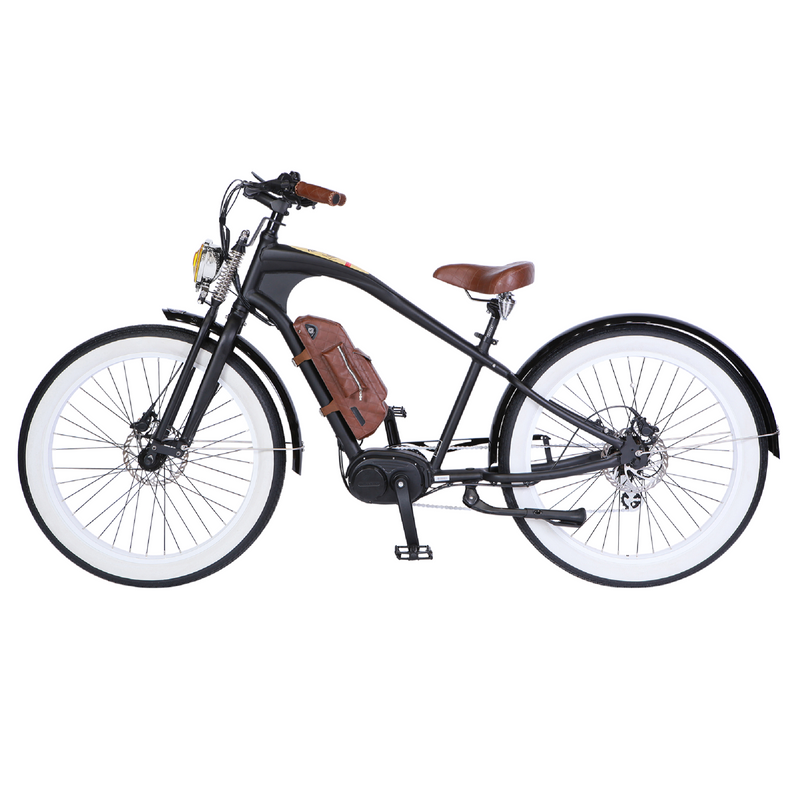 Electric Bike Michael Blast Vacay Mid Hi Black Frame Side