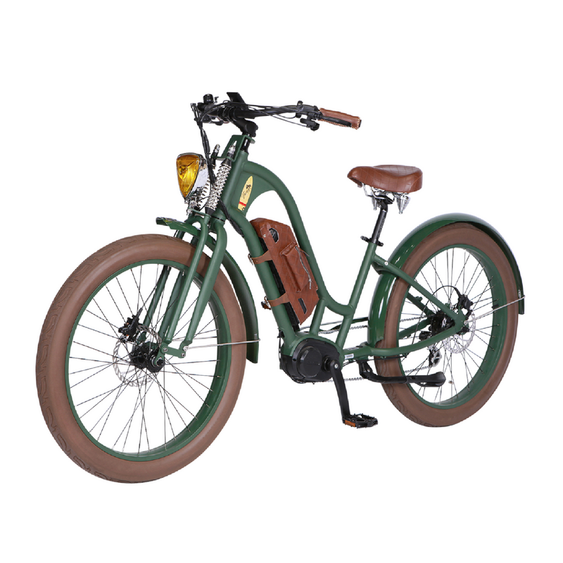 Electric Bike Michael Blast Vacay Mid Low Greenframe Left Side