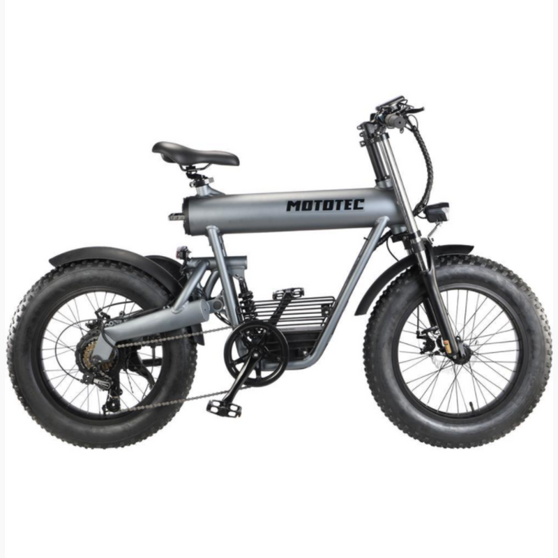 Electric Bike MotoTec Roadster Black Main