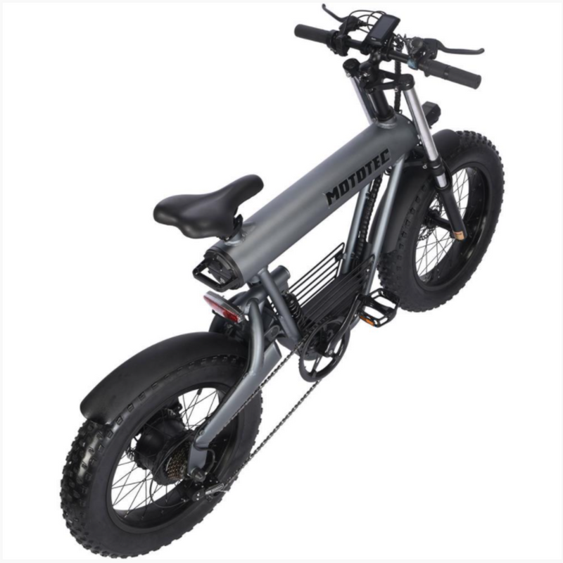 Electric Bike MotoTec Roadster Black Top