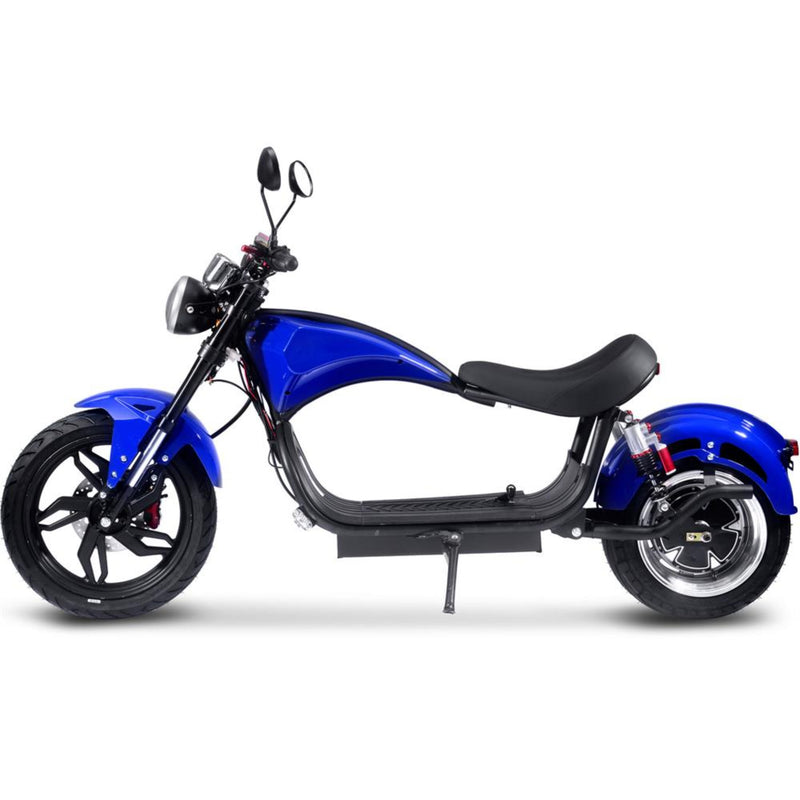 Electric Bike Mototec Raven Blue Left