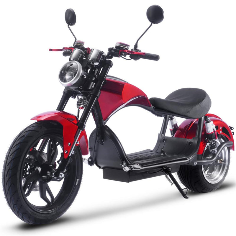 Electric Bike Mototec Raven Red Front