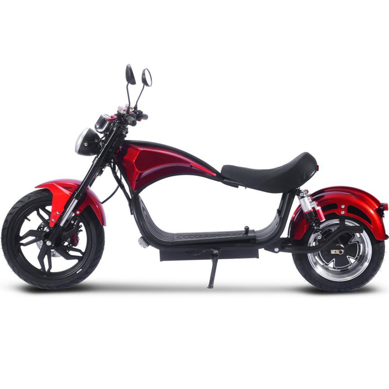 Electric Bike Mototec Raven Red Left