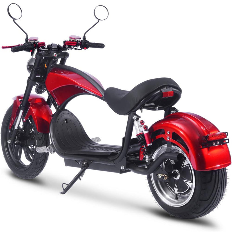 Electric Bike Mototec Raven Red Rear