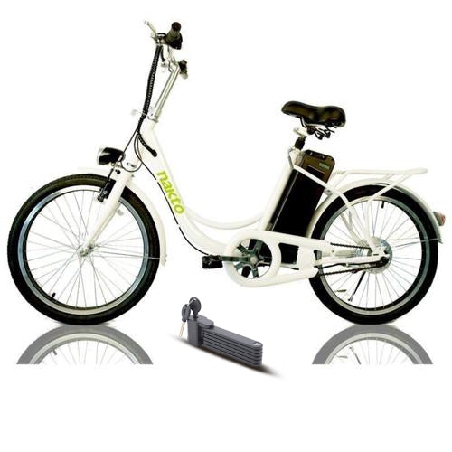 Electric Bike Nakto Elegance White Main