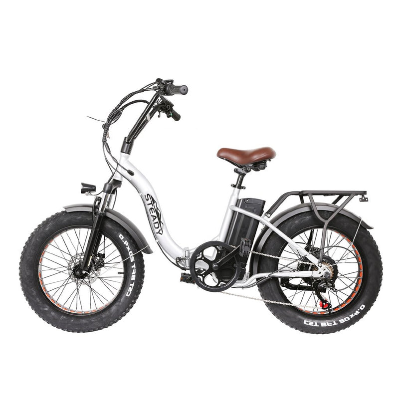 Electric Bike Nakto Ox Folding Silver Main