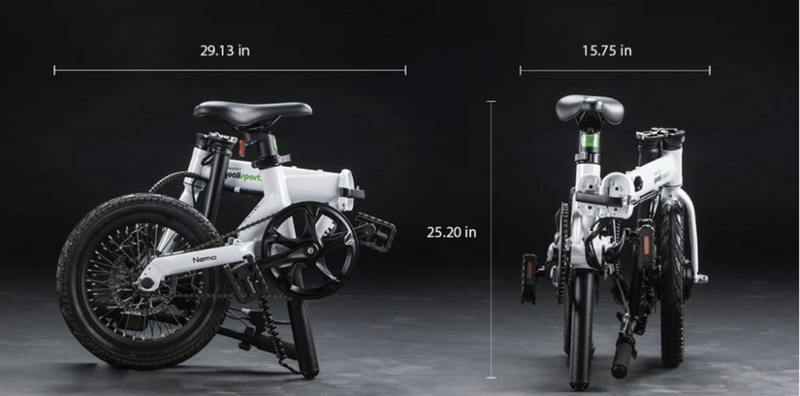 Electric Bike Qualisports Nemo Folded