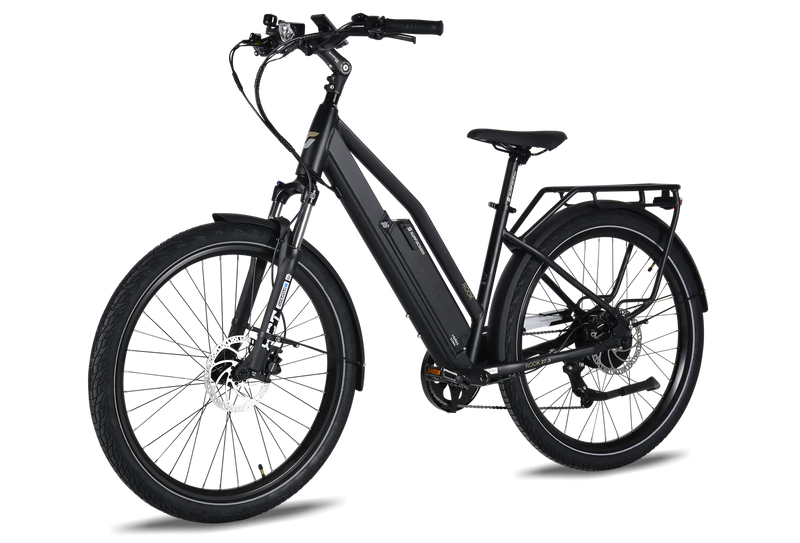 Electric Bike Surface 604 Rook Black Left Front