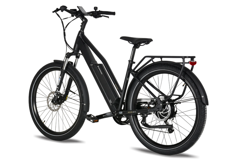 Electric Bike Surface 604 Rook Black Left Rear