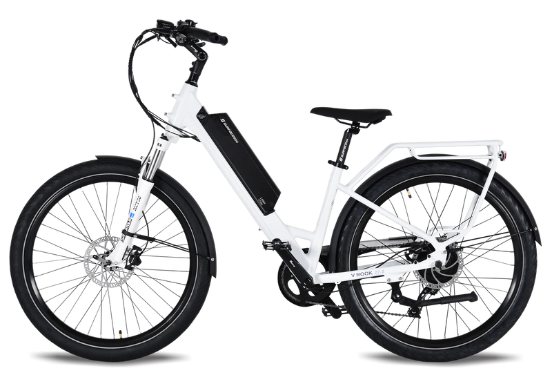 Electric Bike Surface 604 V-Rook White Left