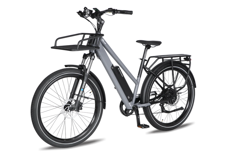 Electric Bike Surface 604 Werk Grey Left Front