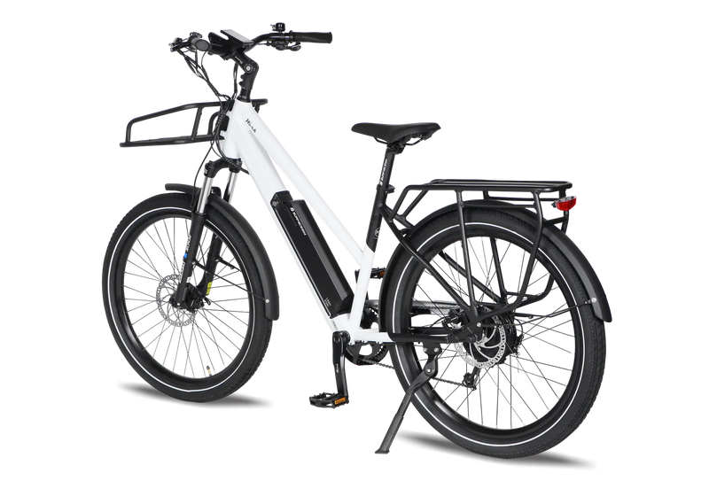 Electric Bike Surface 604 Werk White Left Rear