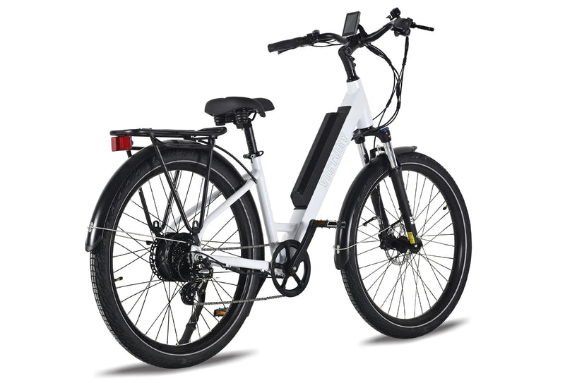 Electric Bike T4B Victory White Rear