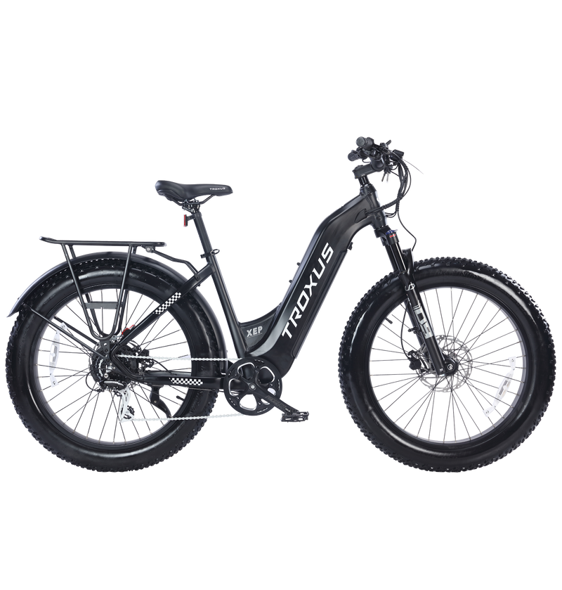 Electric Bike Troxus Explorer Step Thru Black Right